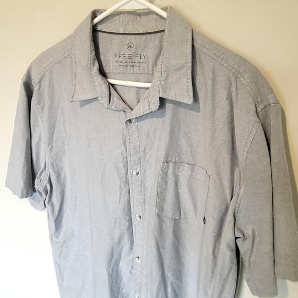 Free Fly Viscose Bamboo and Soandex Blend Shirt Size 3XL - Like New - Picture 1 of 6